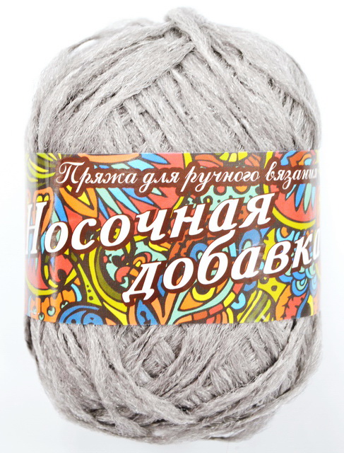 Пряжа Носочная добавка полиэфир 100% Стальной 174