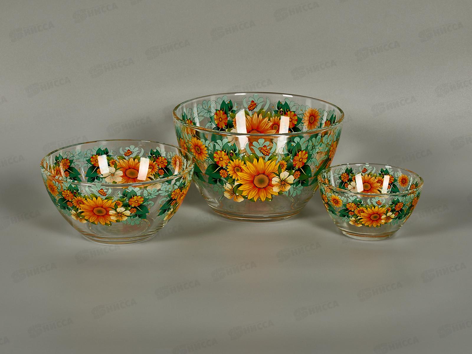 Набор подарочный 3предмета &quotТрио&quot 1223-Д Подсолнухи *4