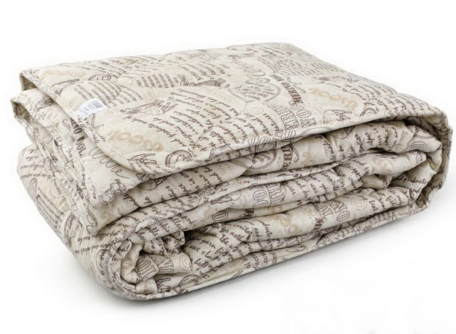 Одеяло ВНМ 2,0 спальное 172*205 Меринос/Хлопок 300 33