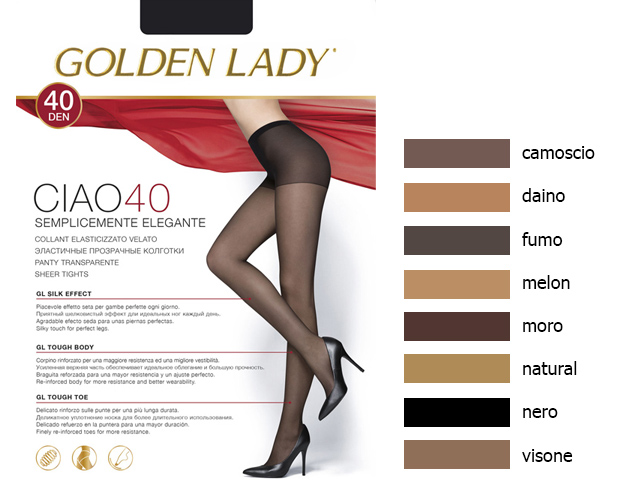 Golden Lady колготки Ciao 40 (fumo, III)