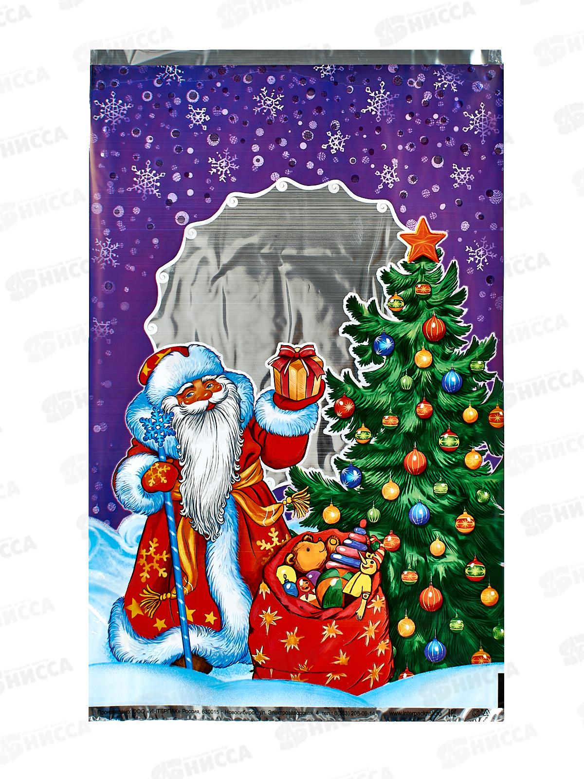 Пакет подарочный 25*40 Новый Год, Добрый праздник *100/2000