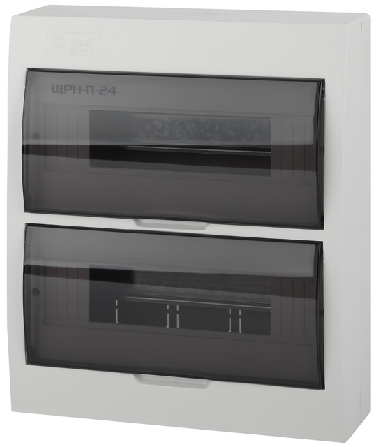Бокс ЩРН-П-24 пластиковый навесной, 24модуля, ЭРА Simple *10