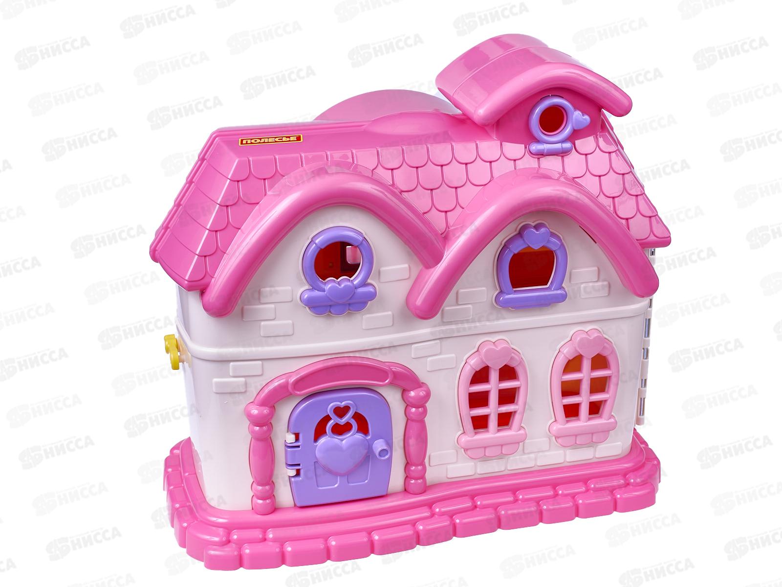 Кукольный домик "Сказка" с набором мебели (12 элементов), 78261 в пакете *4