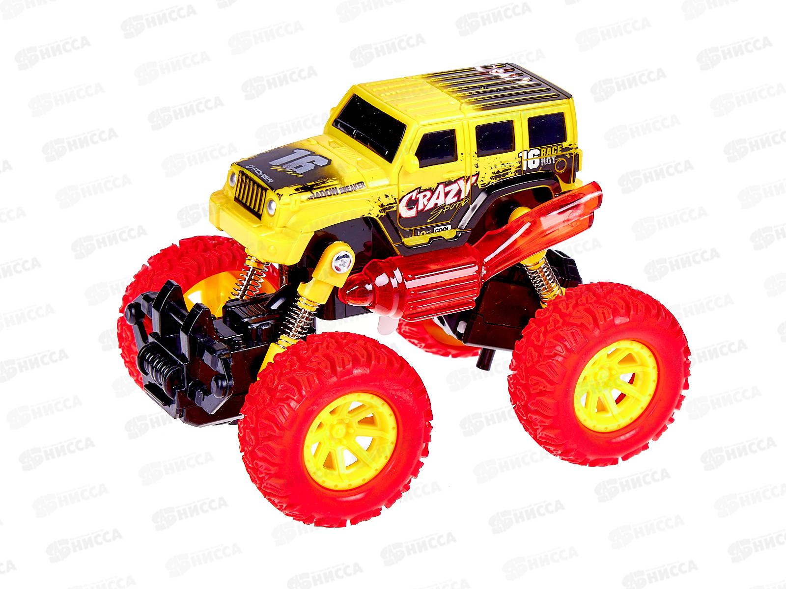 Автомобиль инерционный "Монстр Ралли" - "Крэйзи" (со светом и звуком), 78872 (в коробке) *8