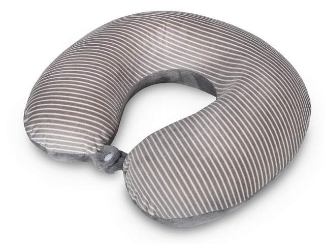 Подушка на шею серая 28см 1441-5-1, 225664 ТМ Коробейники  гб