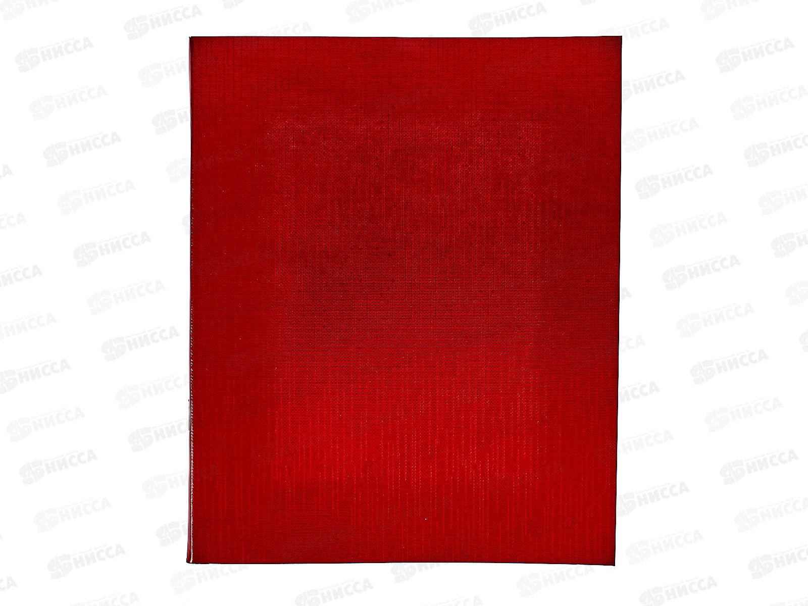 Тетрадь 48листов клетка Hatber бумвинил METALLIC Красная*5/60