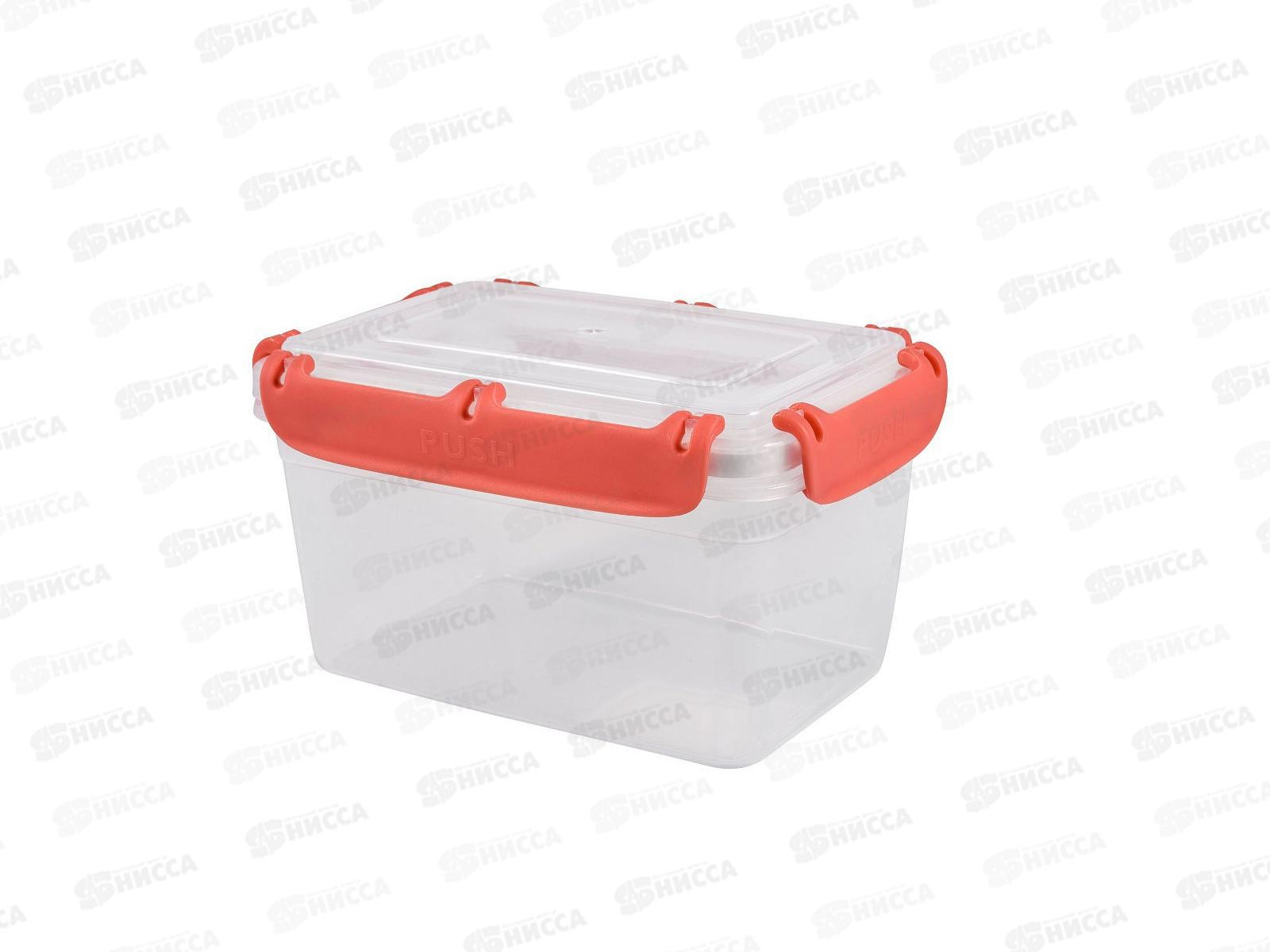 Контейнер 1,3л BERGEN с защелками в ассортименте РТ1044 *10