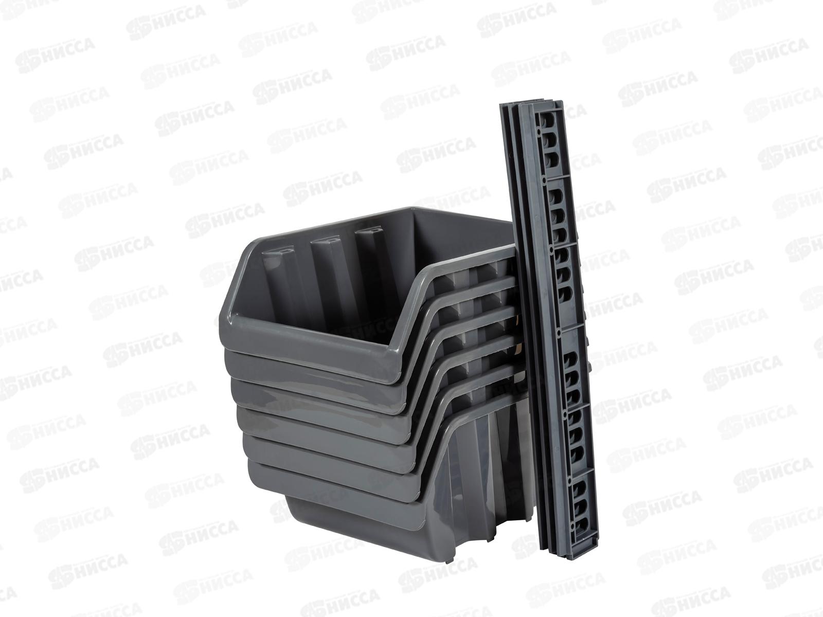 Лоток для метизов набор средних с планкой 6шт ПЦ3753