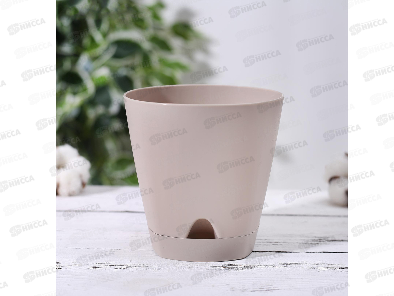 Горшок для цветов Амстердам прикорневой полив 0,65л Мол шок ПЦ6198 *12