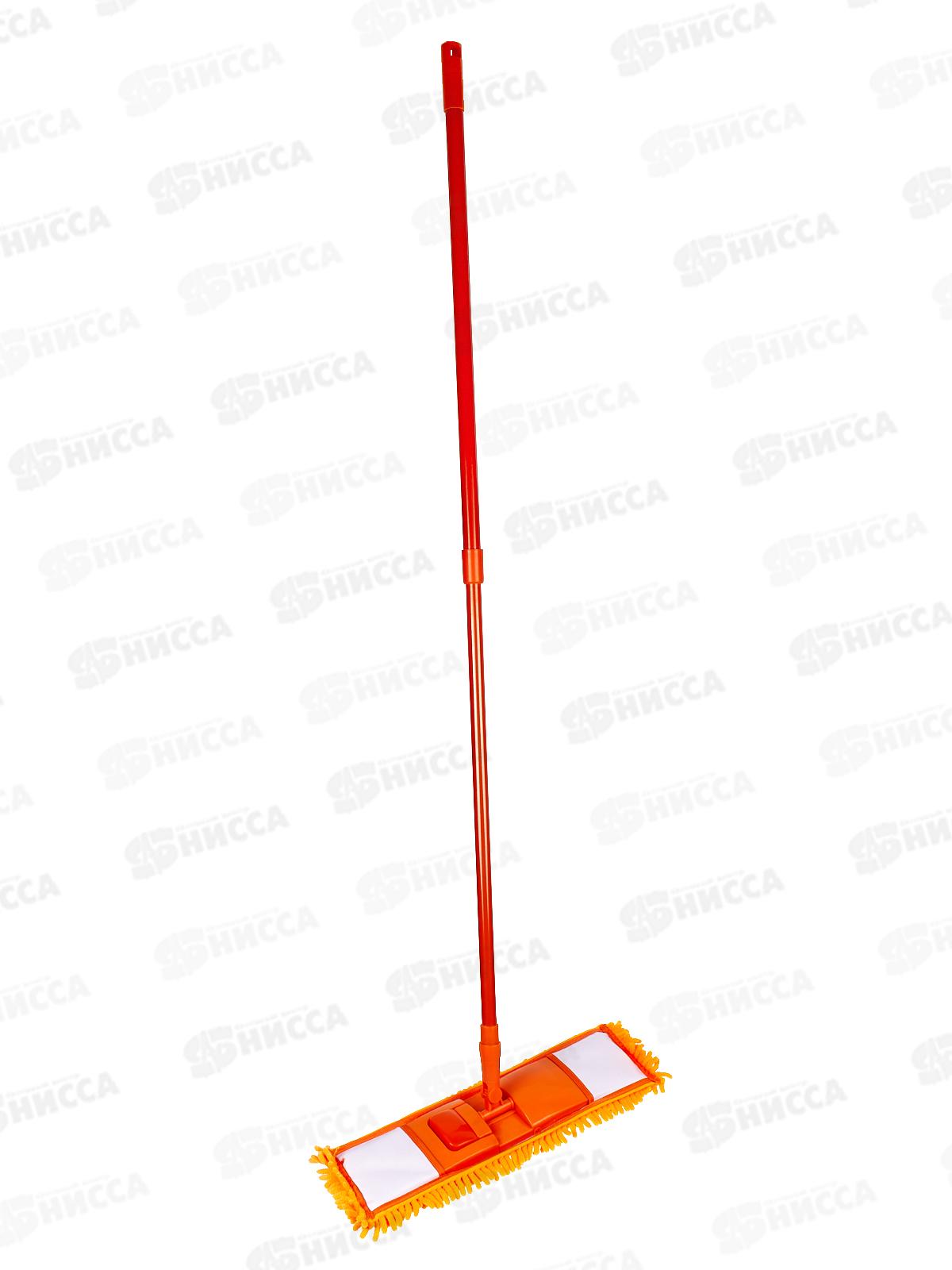 Швабра VETTA с насадками из микрофибры, с телескопической ручкой 70-120см, 444-364  г