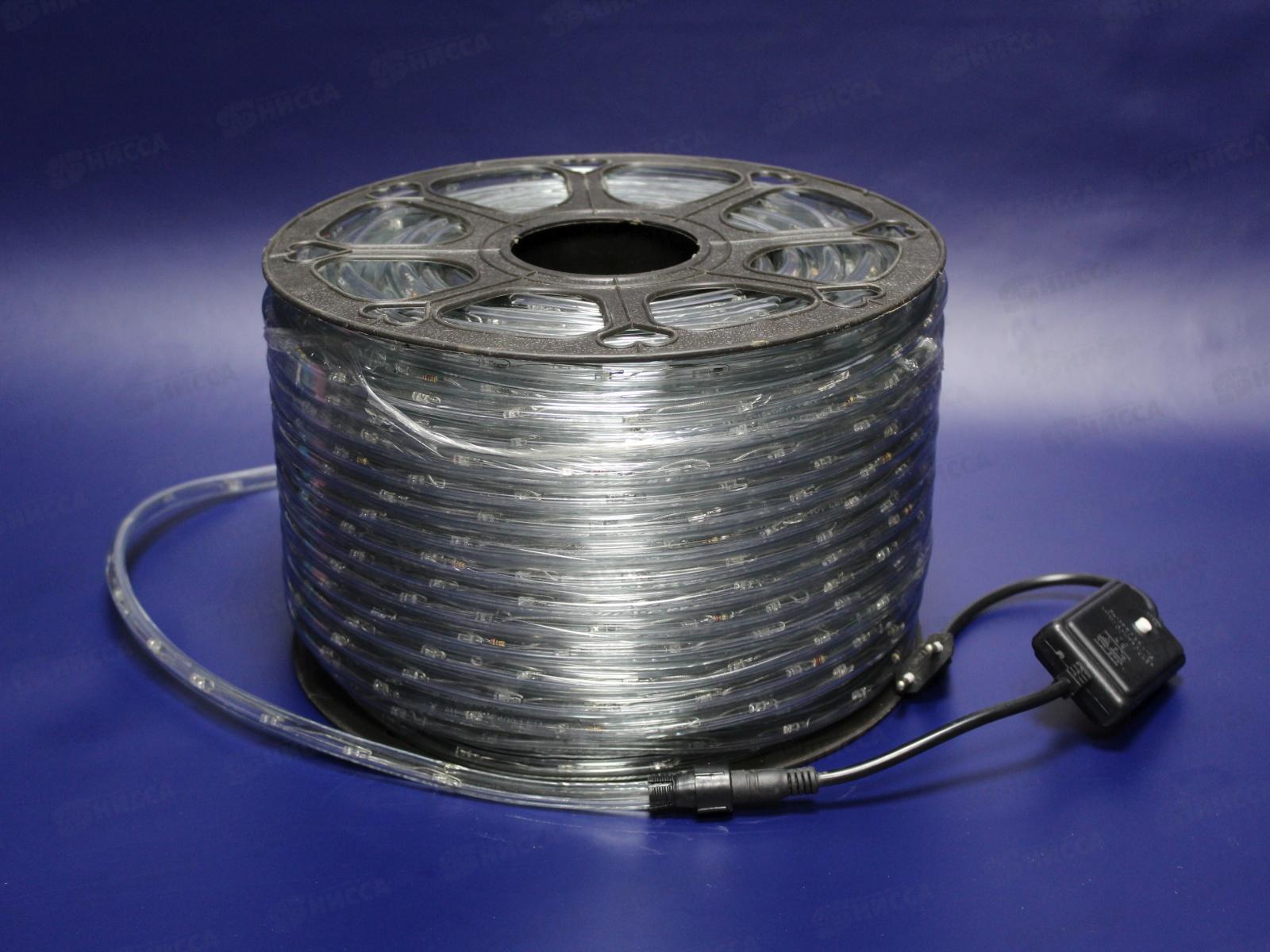 Гирлянда 100м, защищена от воды, прозрачный провод, разноцветная ,  220В, 50Гц, AL-3737-2 *0,952380952380952