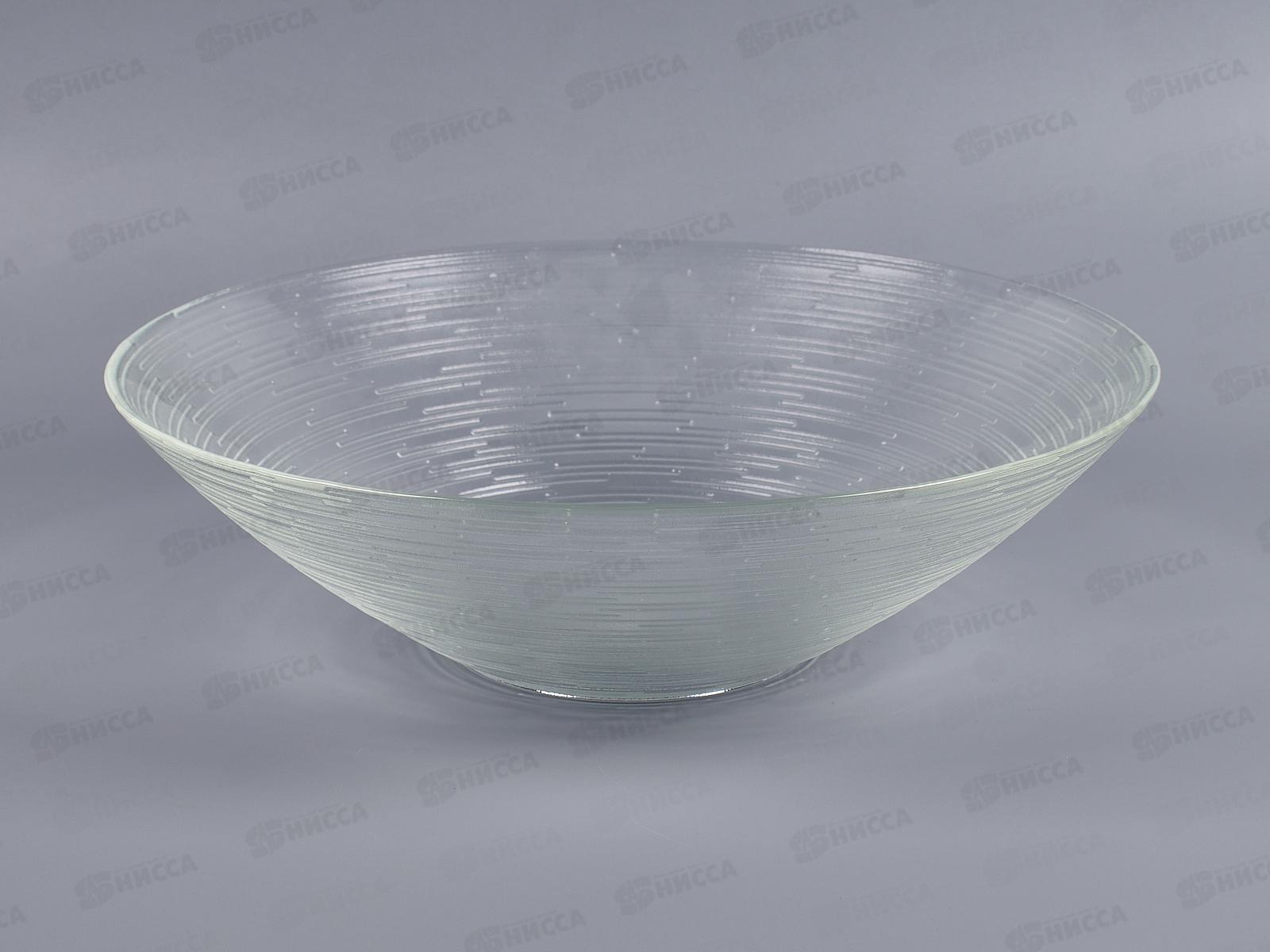 Салатник 83-012-25см &quotРиски&quot прозрачный  4840153820