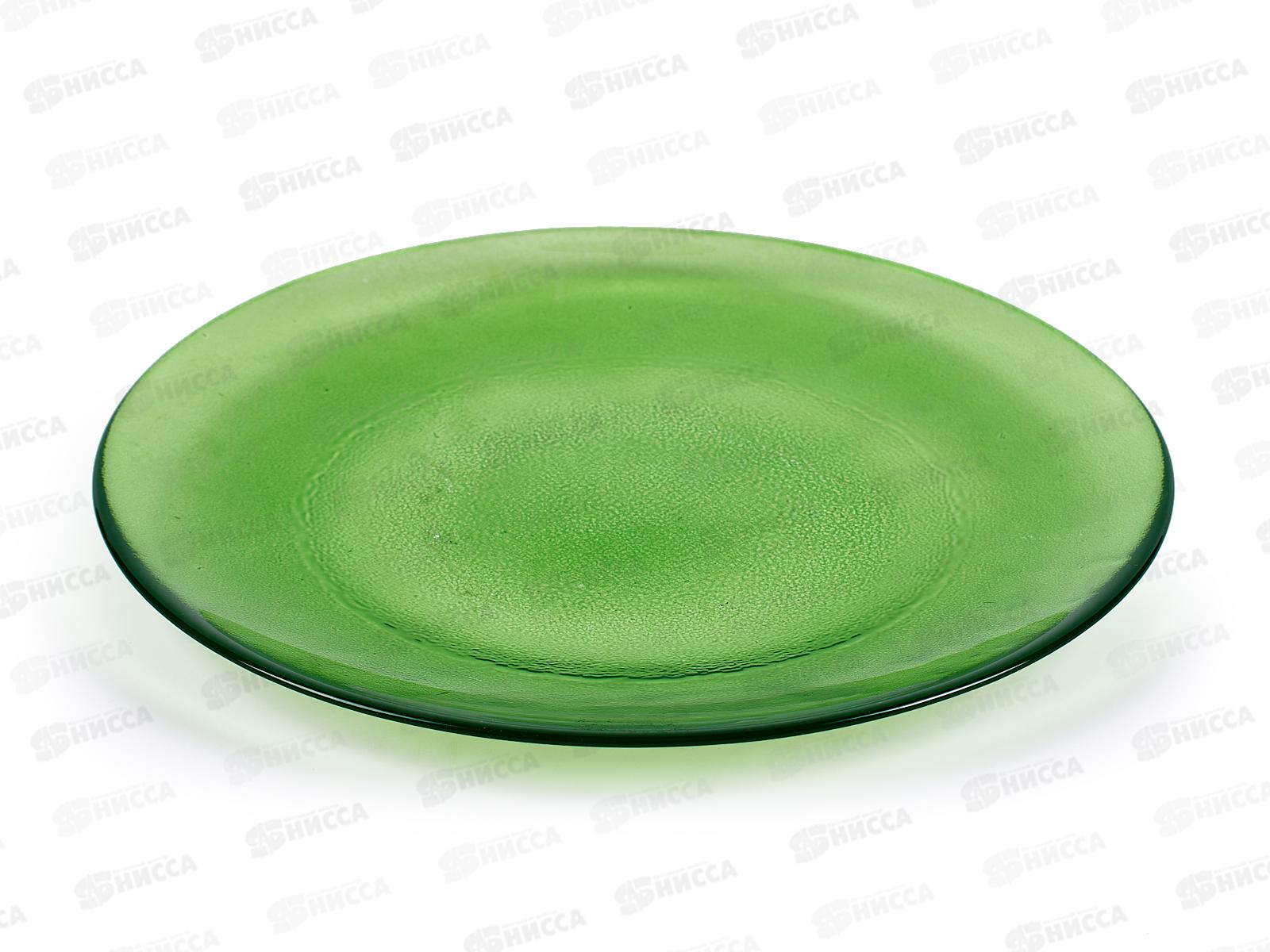 Блюдо 83-025-19см прозрачное красно зеленое 4840158335