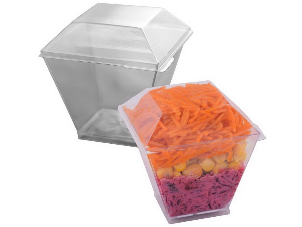 Набор фуршетных форм с крышкой Пагода 4ш МП76-92