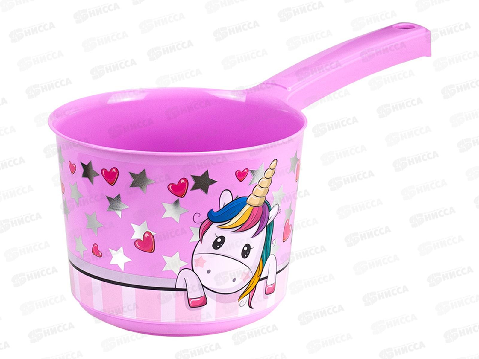 Ковш 1,5л ДЕКО единорог М 1218 *16