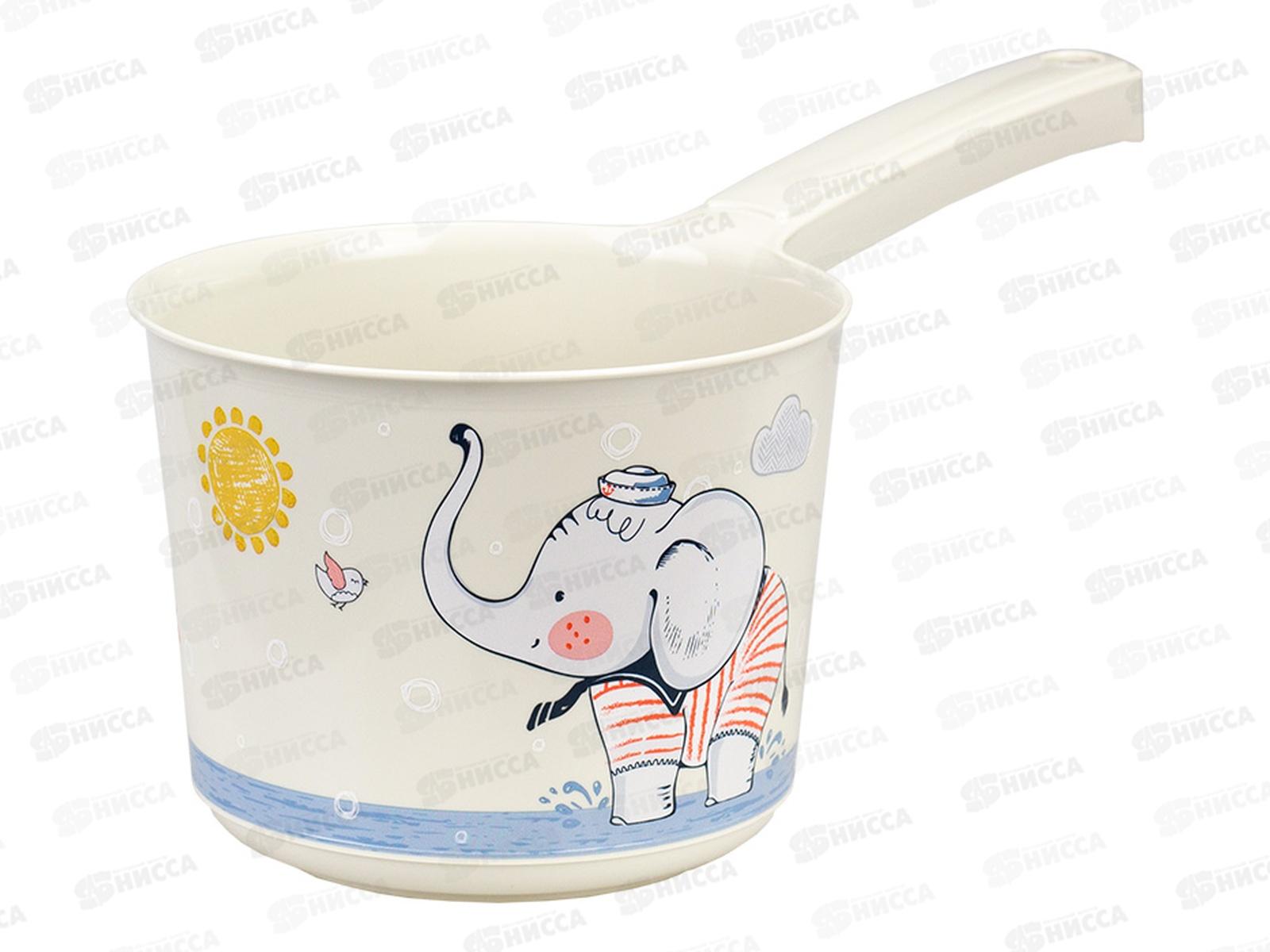 Ковш 1,5л ДЕКО слоник М 1218 *16