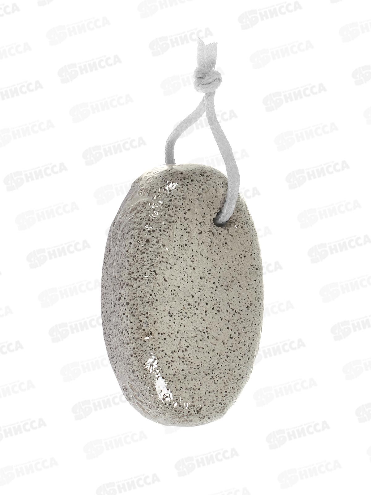 Пемза &quotОвал&quot 6,2*9см однотонная (045292) *12 Ж