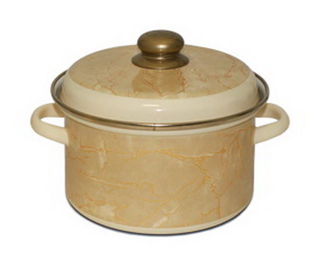 Кастрюля 4,0л эмалированная с рисунком 03-Б1614/7  *4