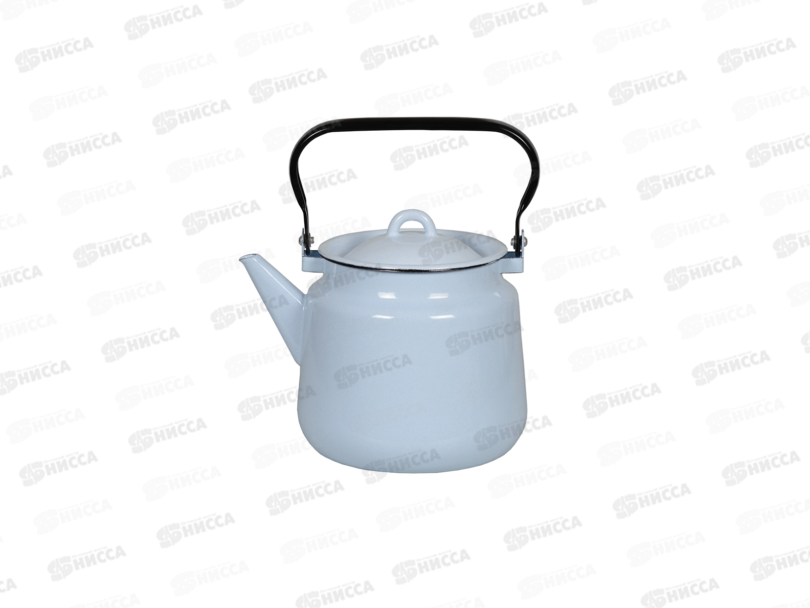 Чайник 3,5л сферический серо-голубой, с петлей С42716.СГ *4