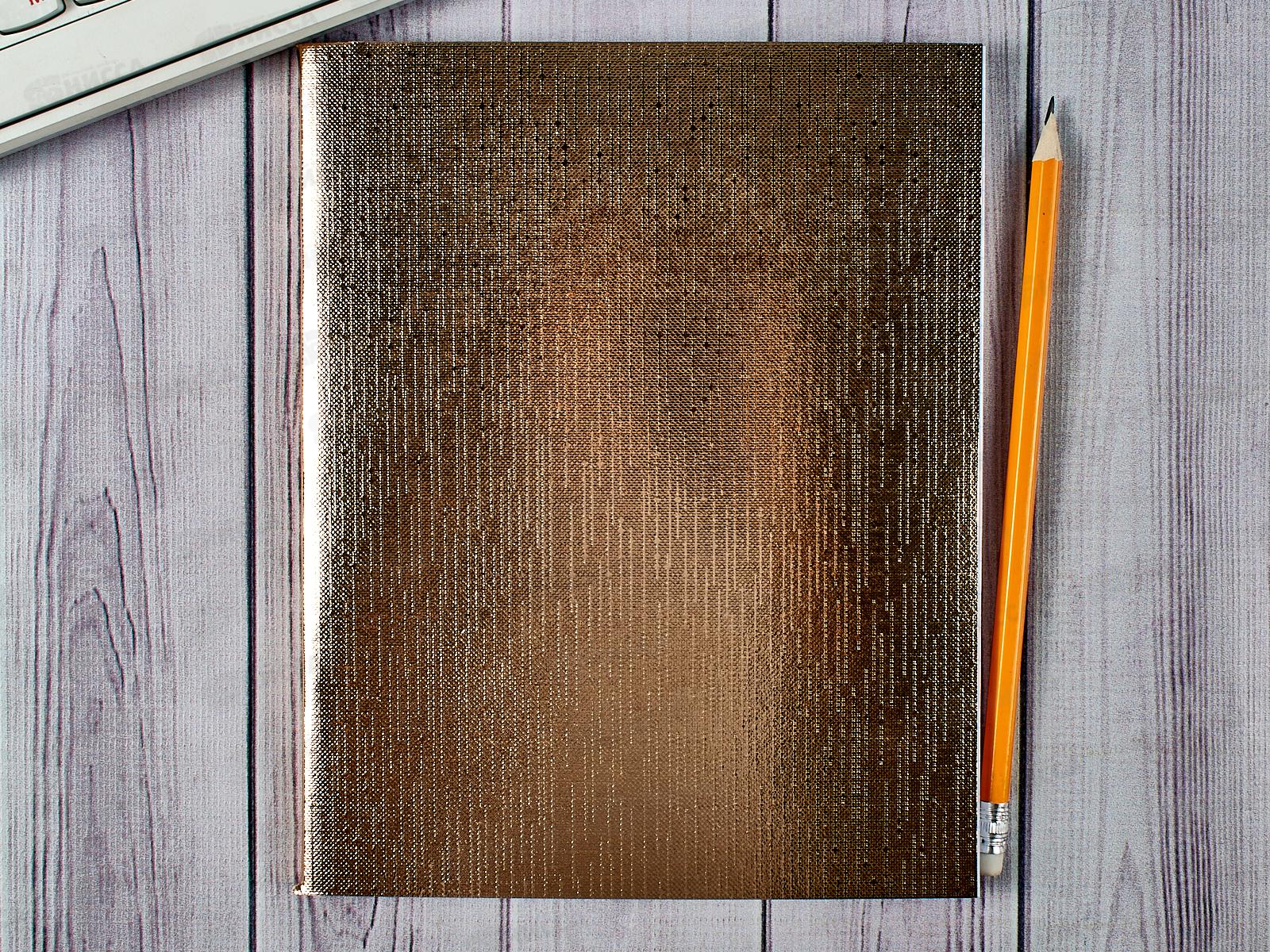 Тетрадь 96листов линия Hatber METALLIC бумвинил золото *30