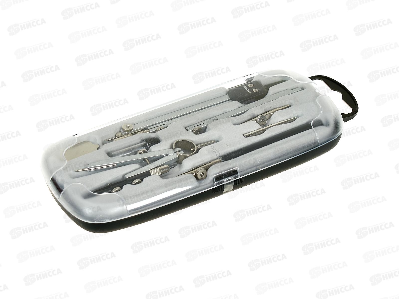 Готовальня ХАТ  8предметов, пластиковый пенал, 00008 *12