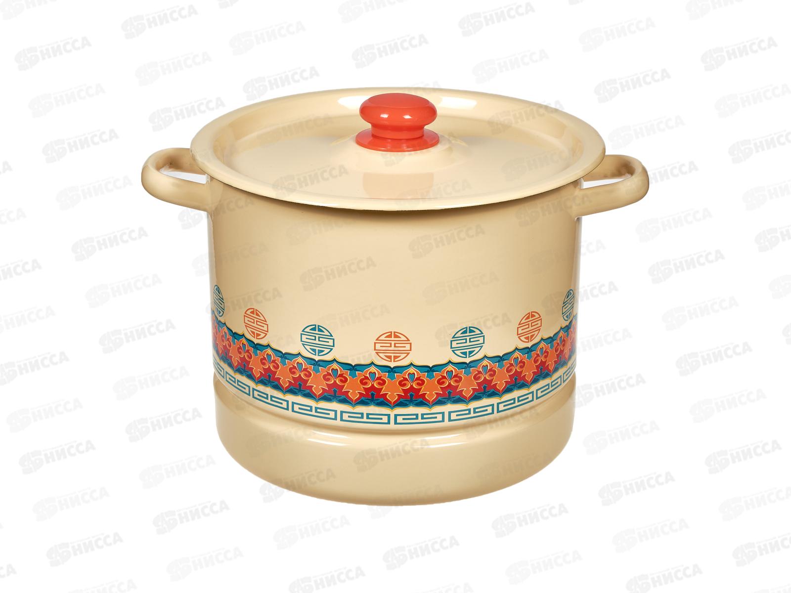 Мантоварка 9,0л палевая с кнопкой 3 вставки С1722.3П  *2