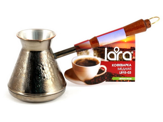 Турка медная LR15-03 640мл Виноград