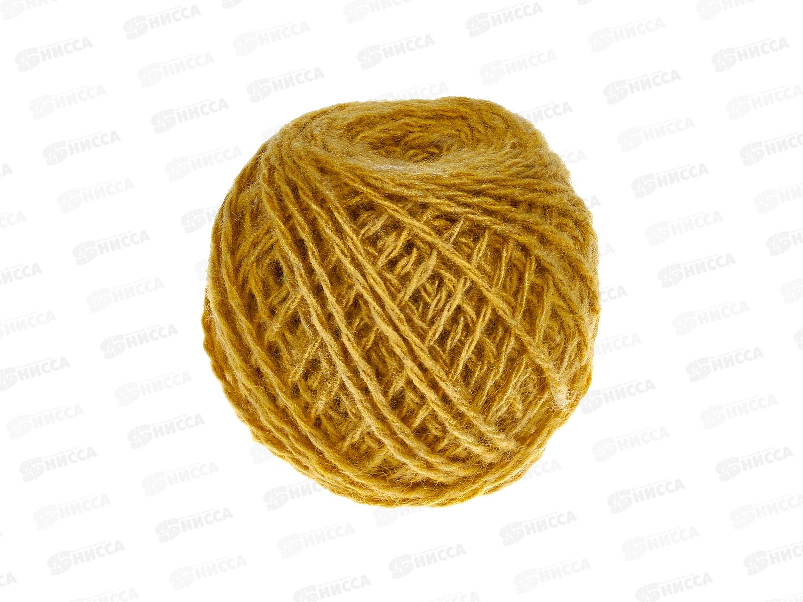 Пряжа 100% акрил 50гр130м (горчичный)*10