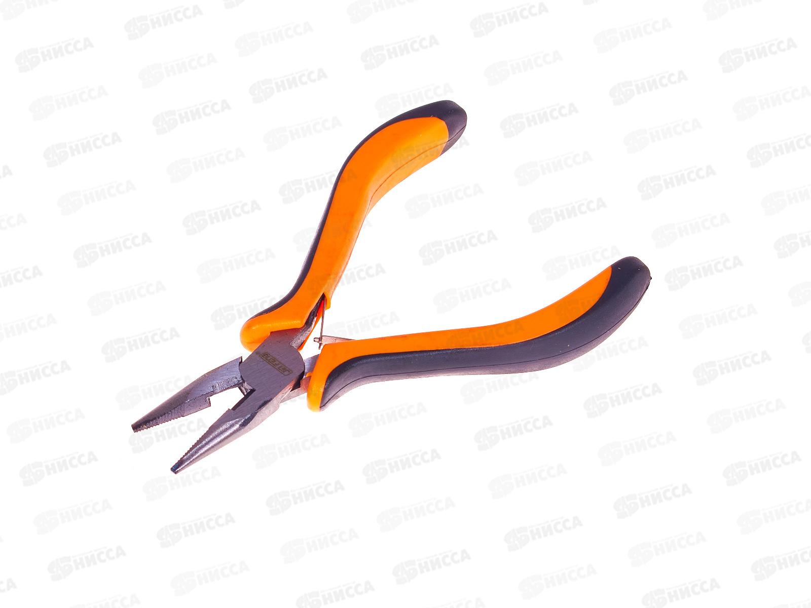Пассатижи изогнутые черно-оранжевые ручки (045643)  Ж