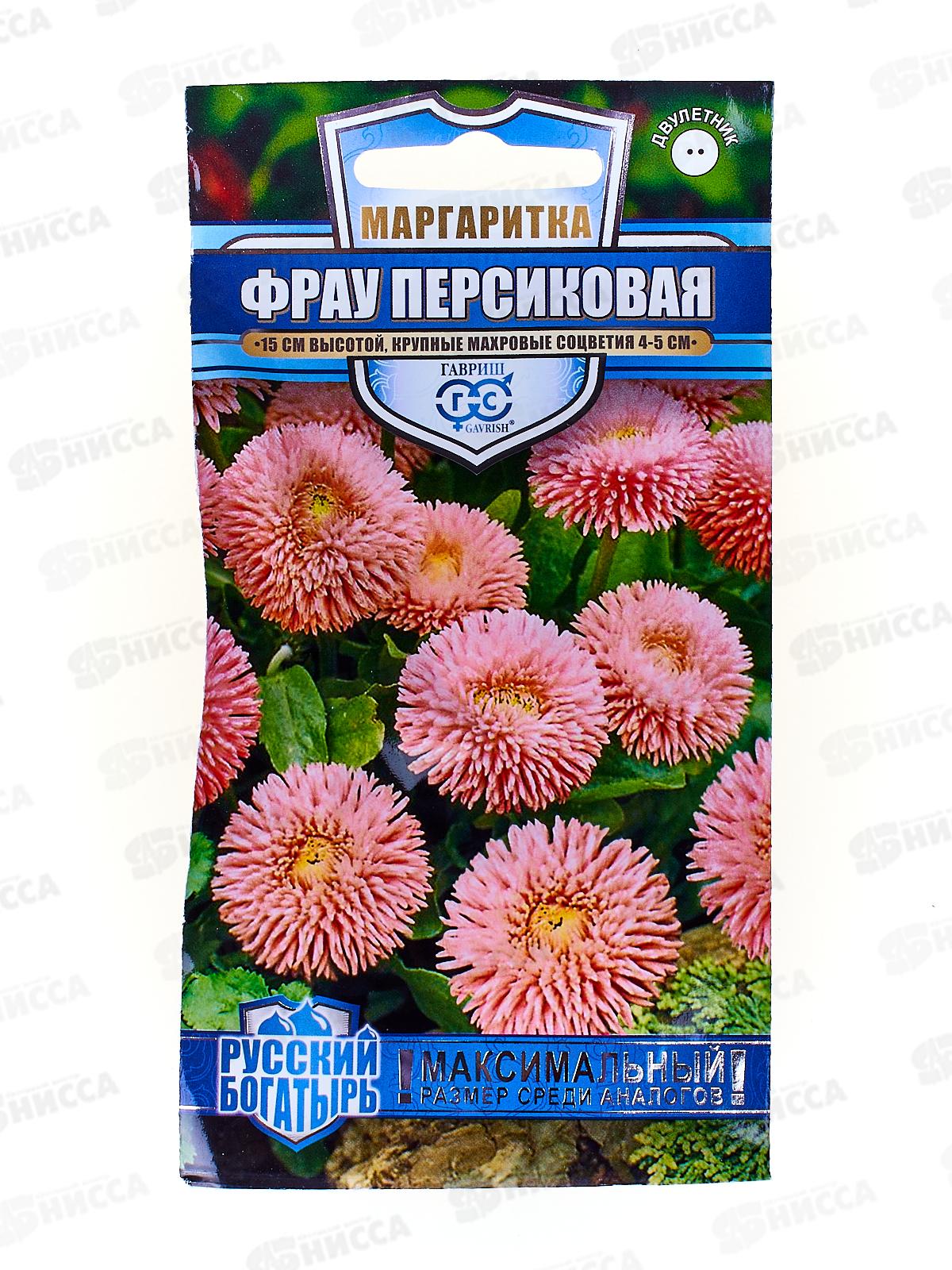 Маргаритка Фрау Персиковая 5шт гран пробирка Н17 *5 ГШ