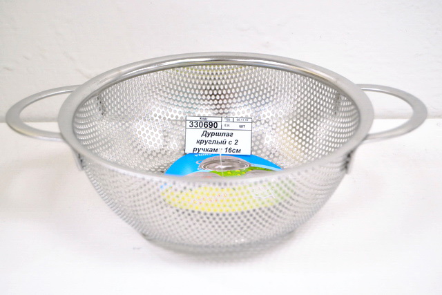 Дуршлаг круглый с 2 ручками 16,5см Ladina 13610 *60