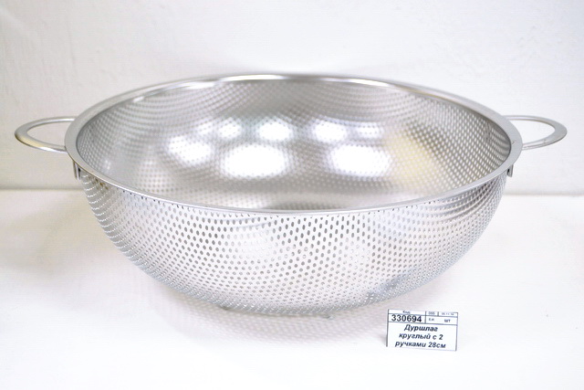 Дуршлаг круглый с 2 ручками 28,5см Ladina 13614 *60