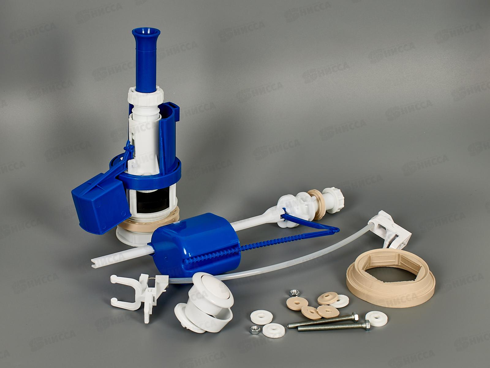 Арматура тросиковая с клапаном АН-01, нижняя подводка воды  (донный клапан -груша), АС-15  *25