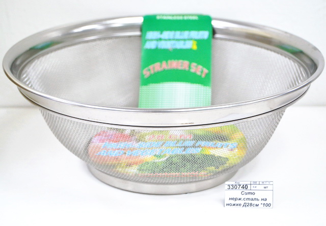 Сито нержавеющая сталь на ножке Д28см *100