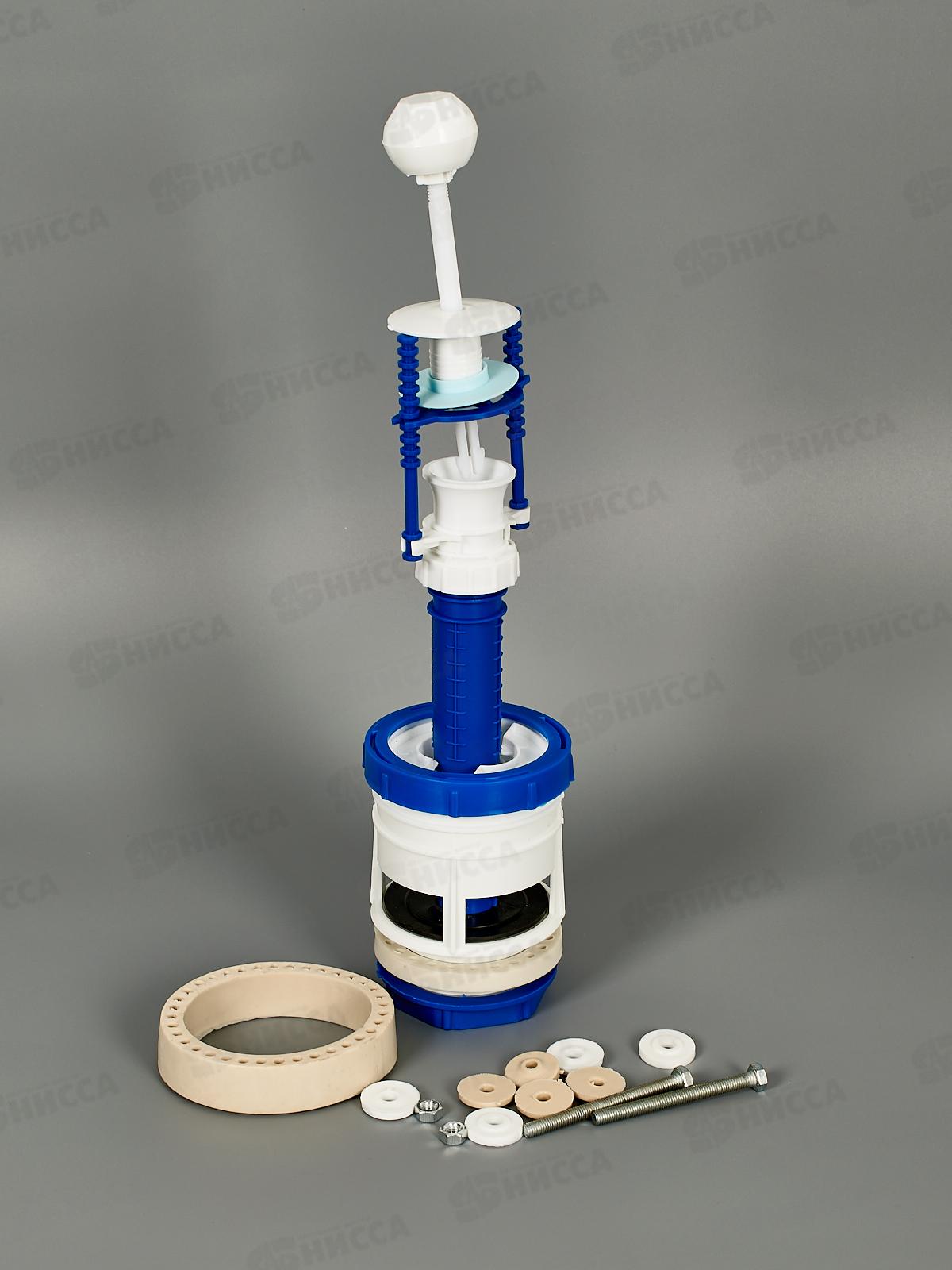 Клапан выпуска белая ручка и втулка КВ-5.1 с прокладкой  *25