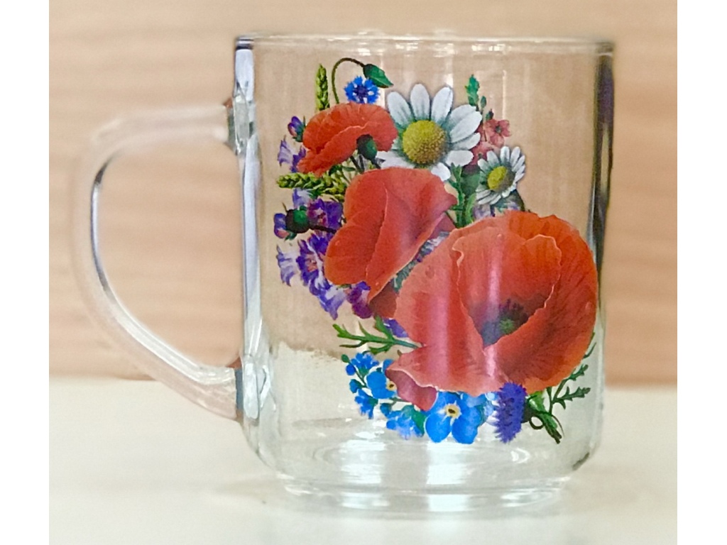 Кружка 200мл 335-Д Маковое поле