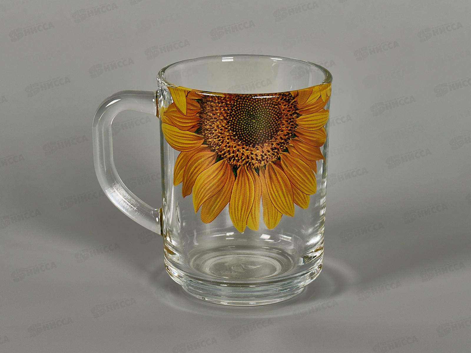 Кружка 200мл 335-Д Живая природа, Подсолнух