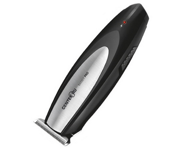 Набор для стрижки СТ-2134 черный-сталь 3 насадки USB