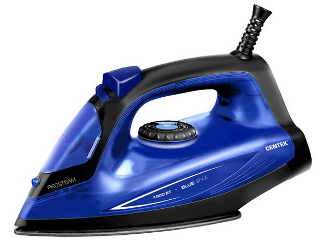 Утюг электрический CT-2360 1800вт голубой  *10