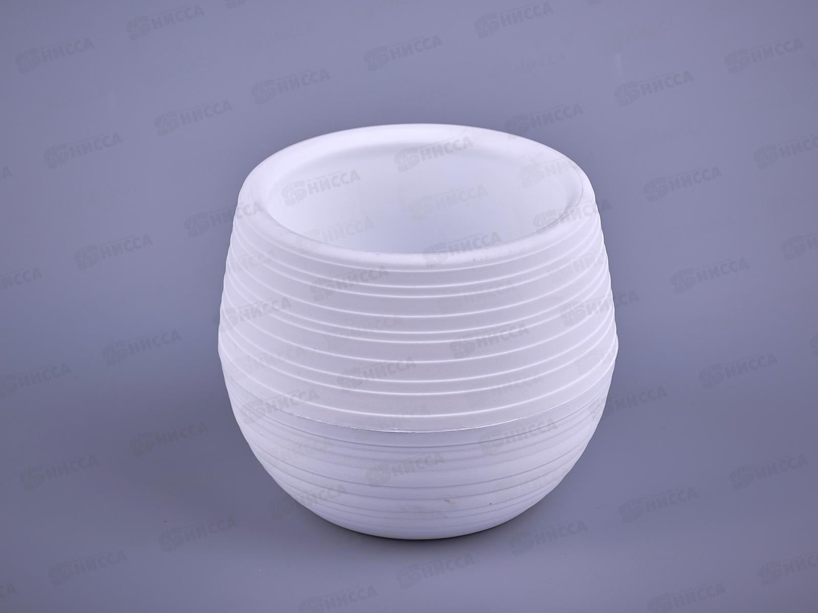 Кашпо Дуэт 0,5л белый *10 Ангарск