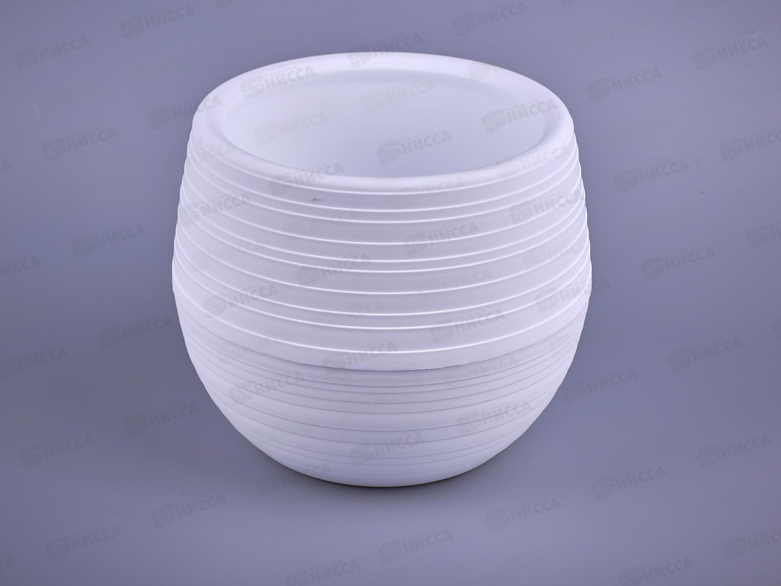 Кашпо Дуэт 1,5л белый *8 Ангарск