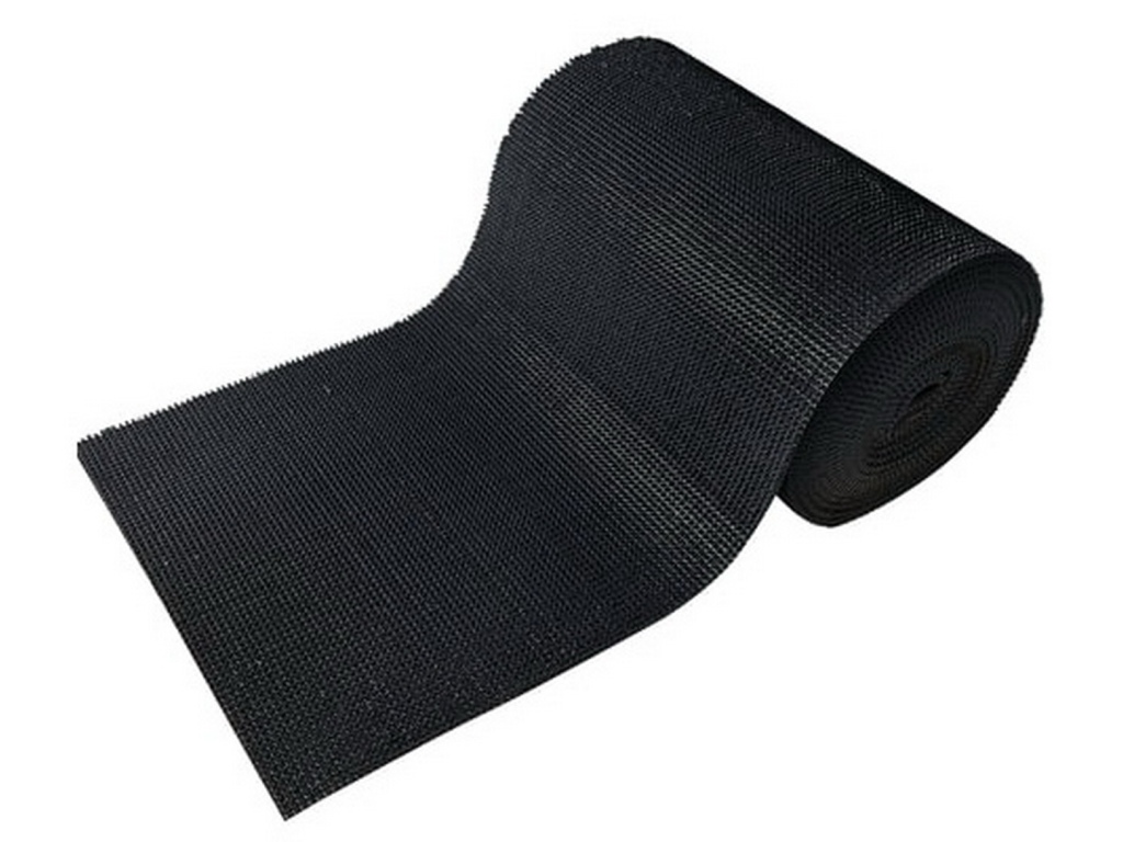 Коврик-дорожка ТРАВКА 0,90*15м на противоскользящей.основе в рулоне черный VORTEX 24004