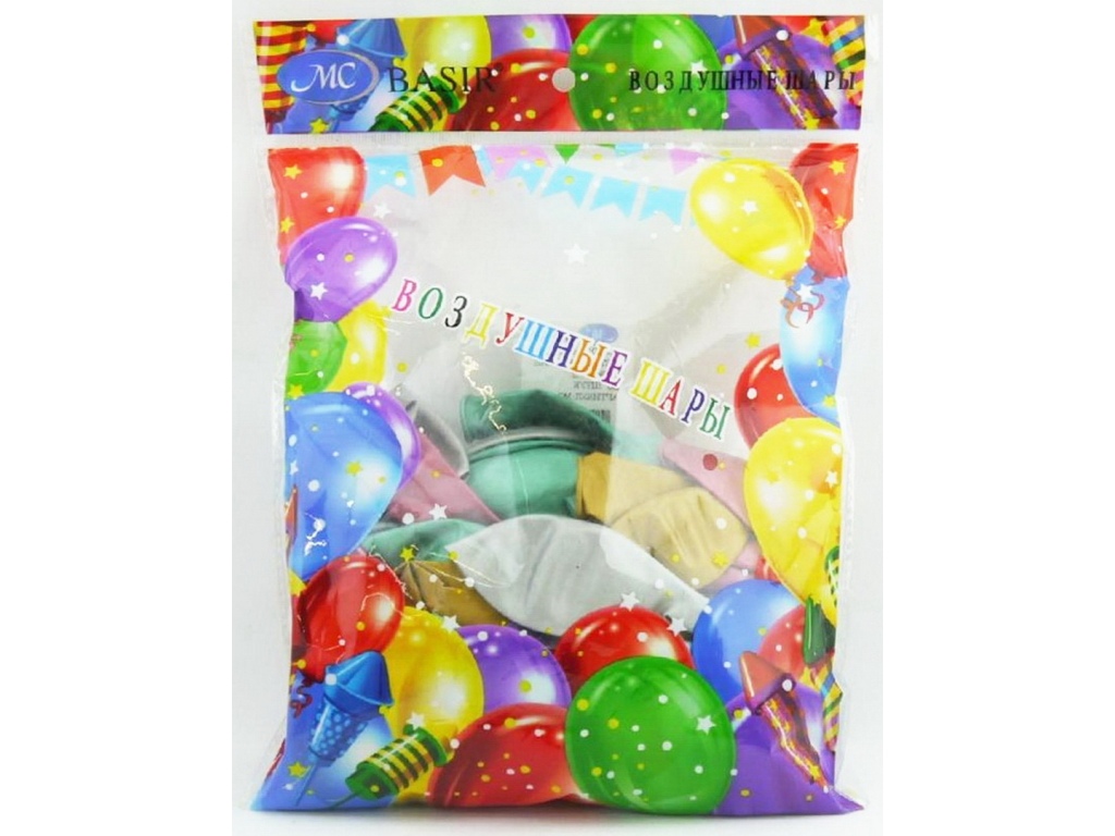 Шары 12&quot металлик ассорти (уп/50шт) МС-3575*20