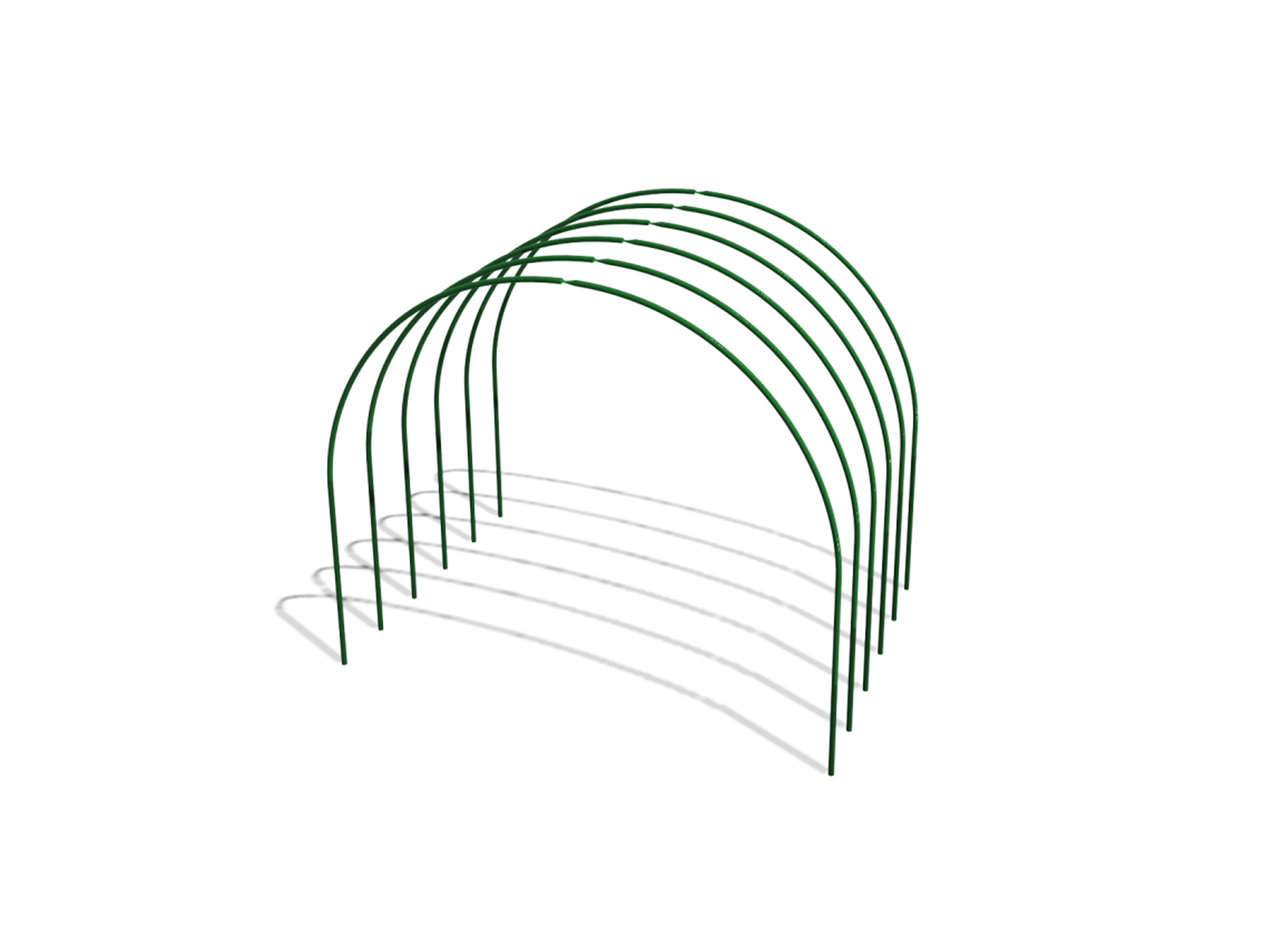 Дуга парниковая 4м ,д10 (6шт) металлическая ПВХ покрытие