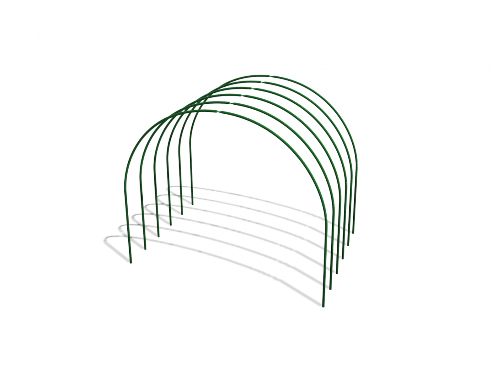 Дуга парниковая 3м ,д10 (6шт) металлическая ПВХ покрытие