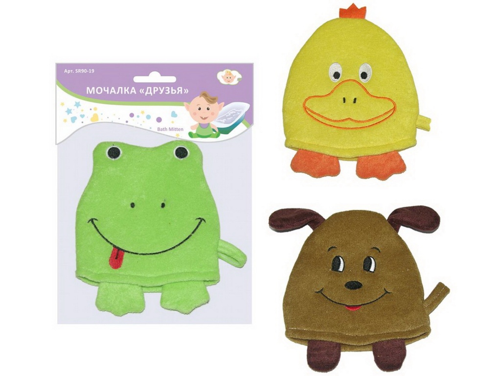 Мочалка-забава &quotДрузья&quot, BF90-19
