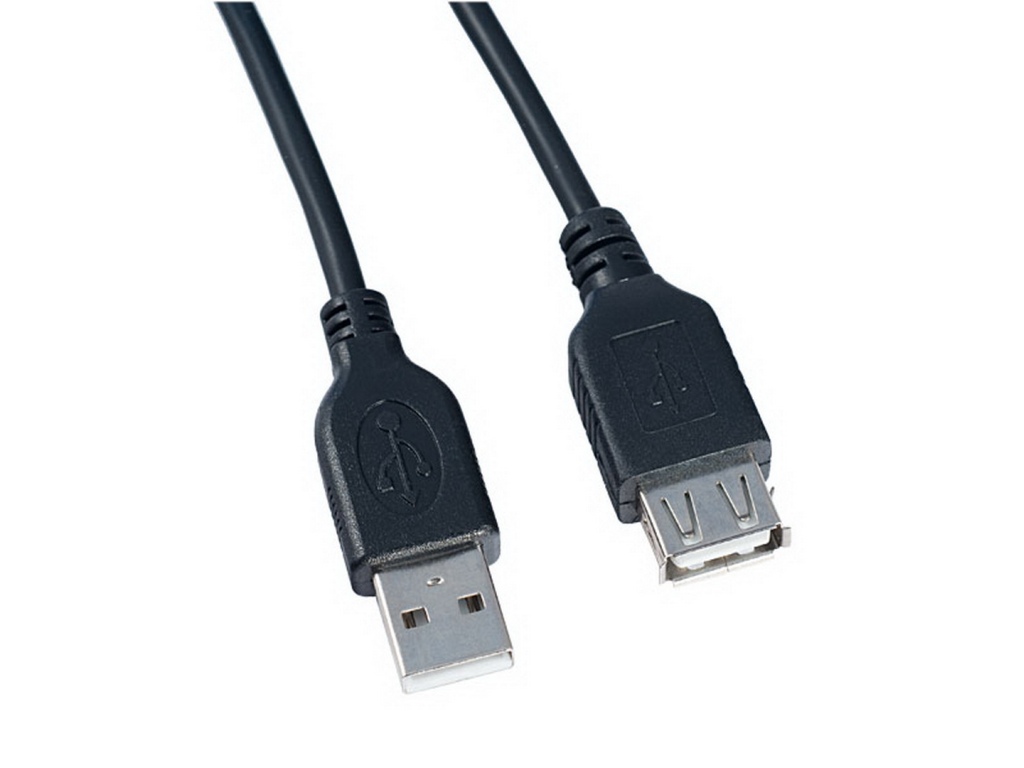 Кабель PERFEO USB2.0 A вилка - А розетка (удлинитель) 1м, U4502