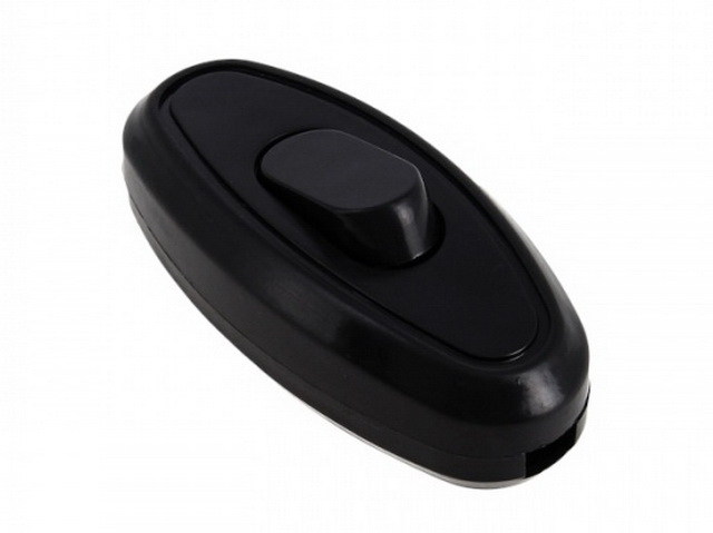 Переключатель для бра ПРОГРЕСС черный *50/1000