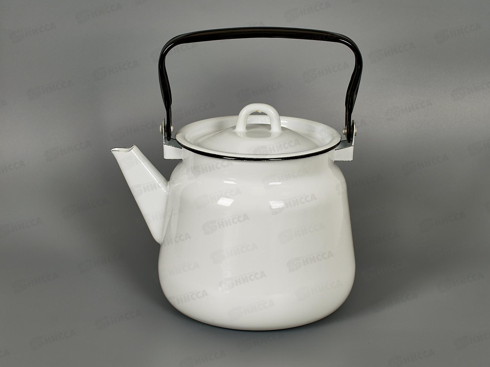 Чайник 3,5л сферический белый с петлей С42716    *4