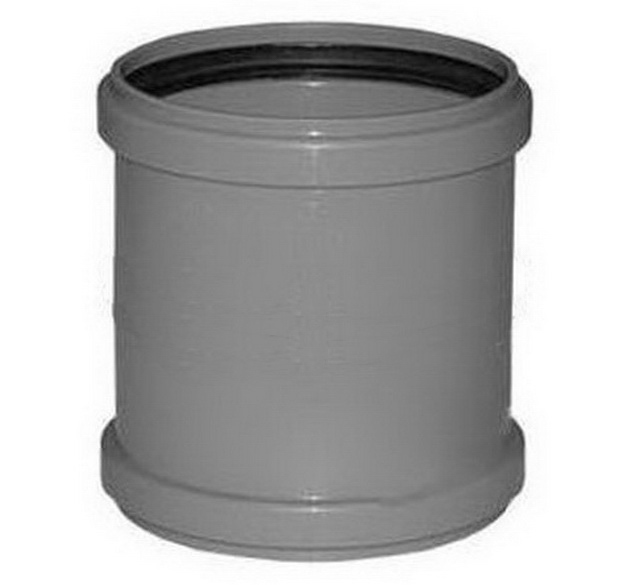 Муфта двухраструбная канализационная 110 Atlas *25